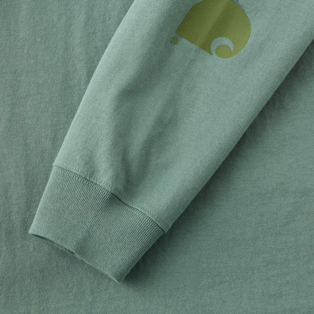 Men's dearborn loose fit heavyweight long sleeve logo t-shirt 