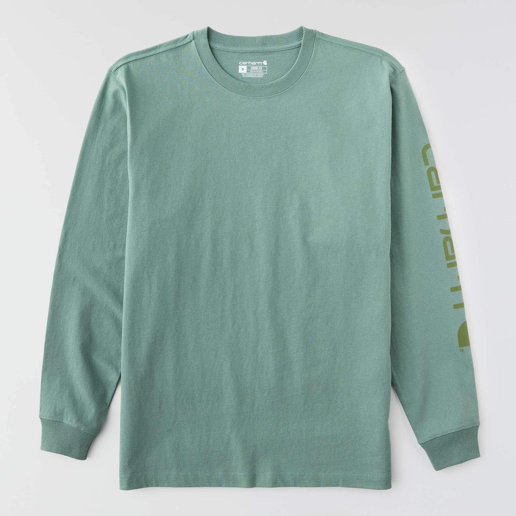 Men's dearborn loose fit heavyweight long sleeve logo t-shirt 