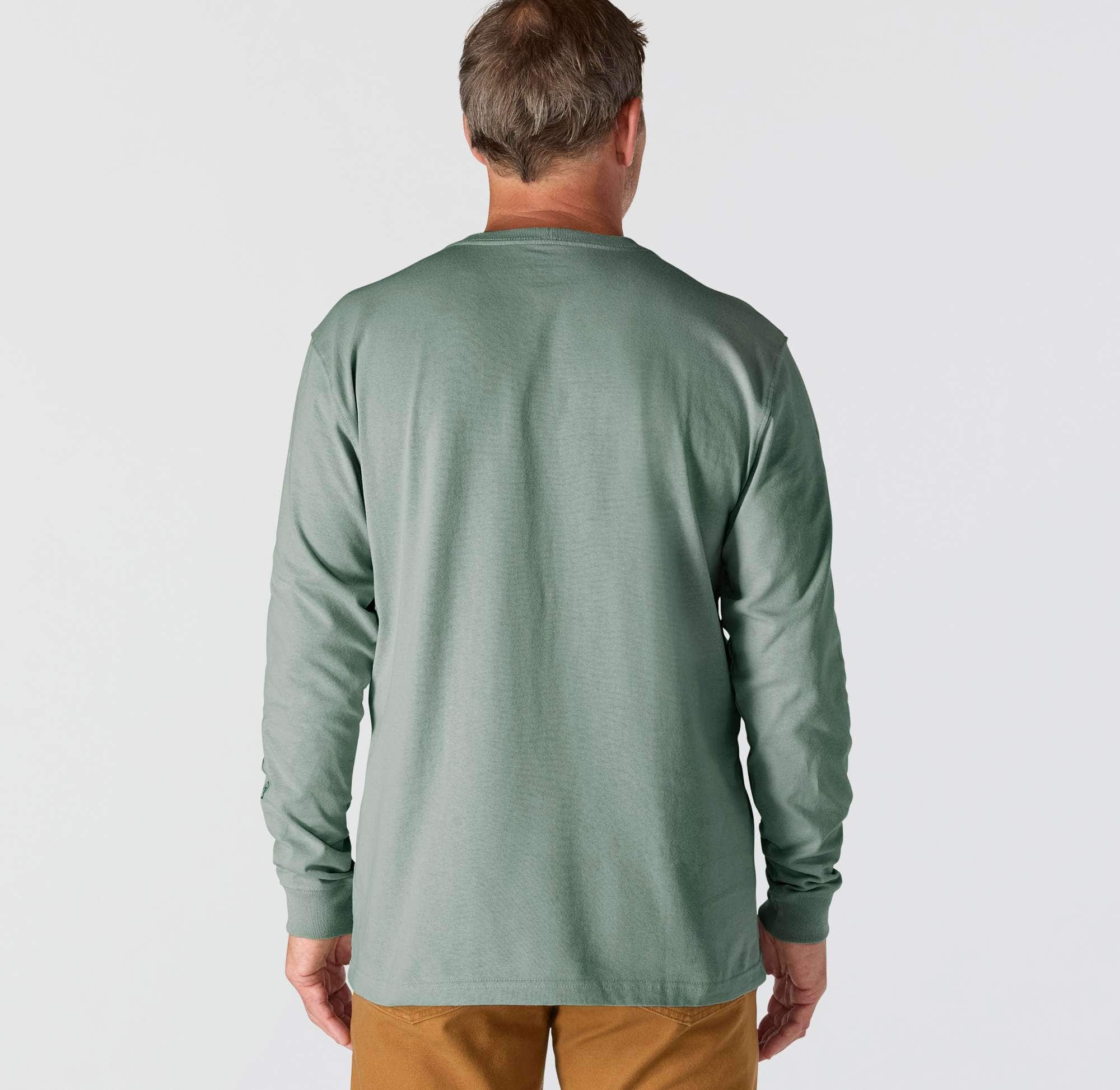 Men's dearborn loose fit heavyweight long sleeve logo t-shirt 