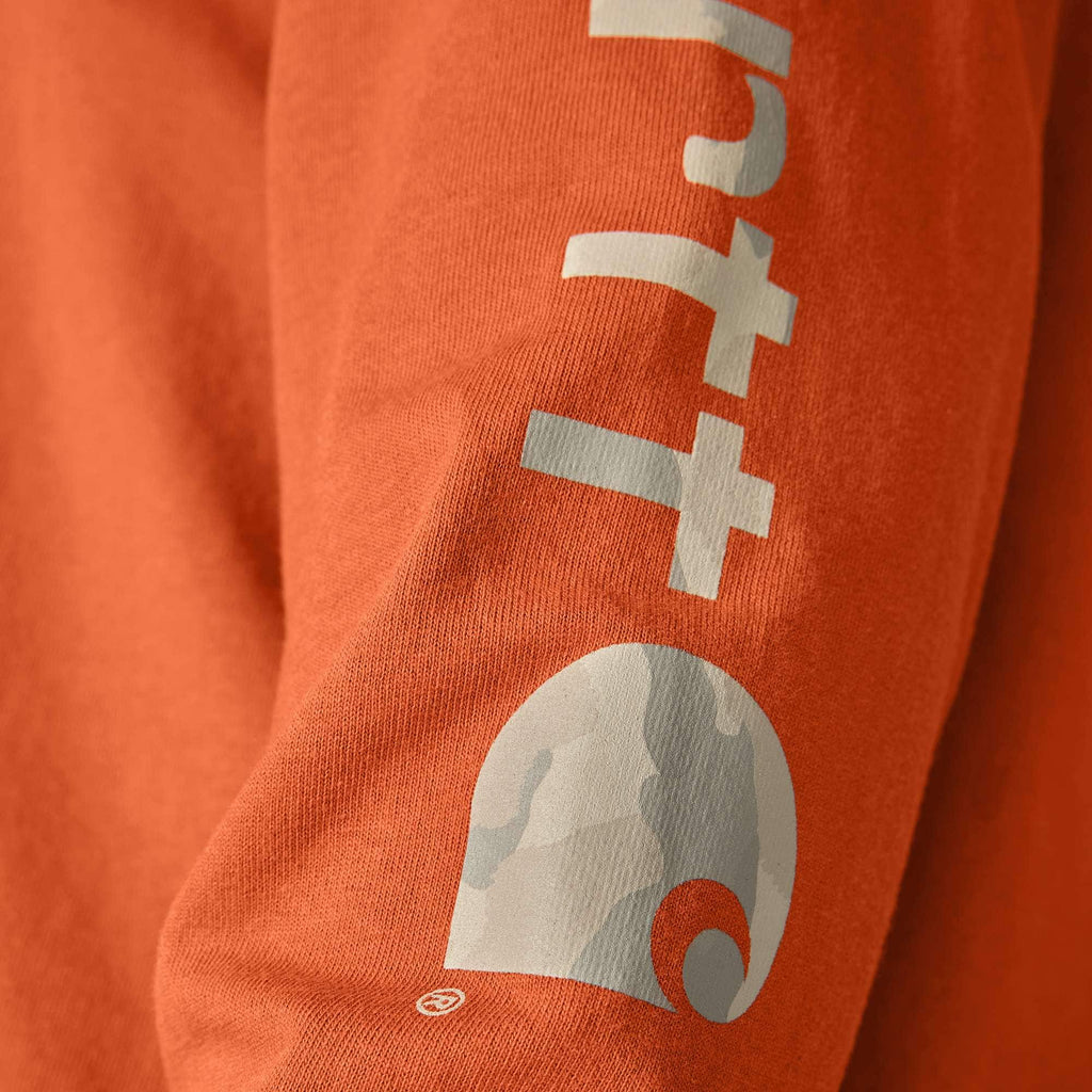 Men's dearborn loose fit heavyweight long sleeve logo t-shirt 