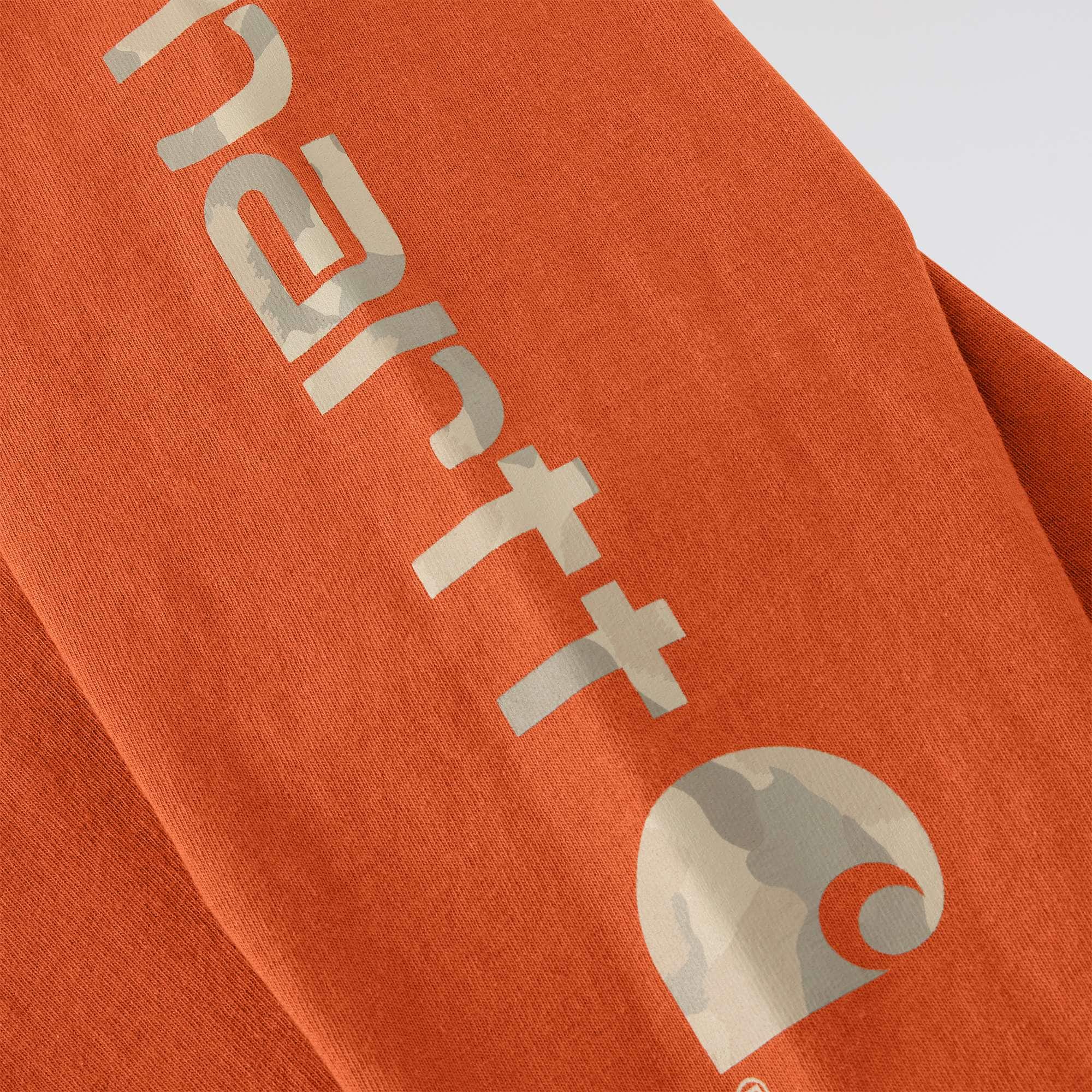 Men's dearborn loose fit heavyweight long sleeve logo t-shirt 