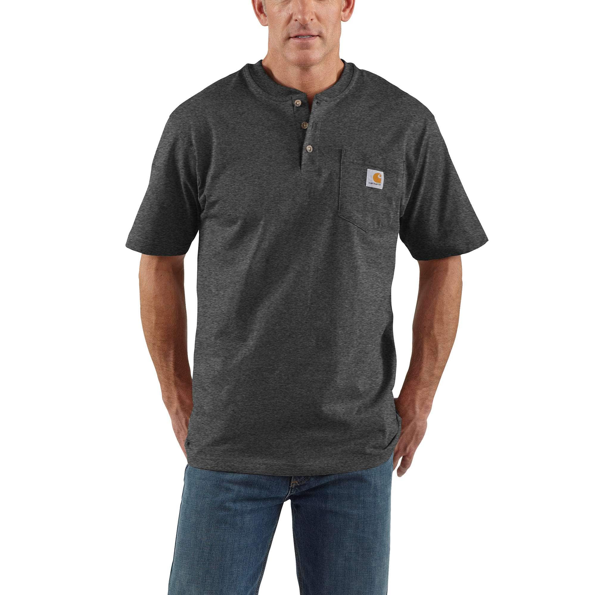 Men's dearborn loose fit heavyweight henley pocket t-shirt