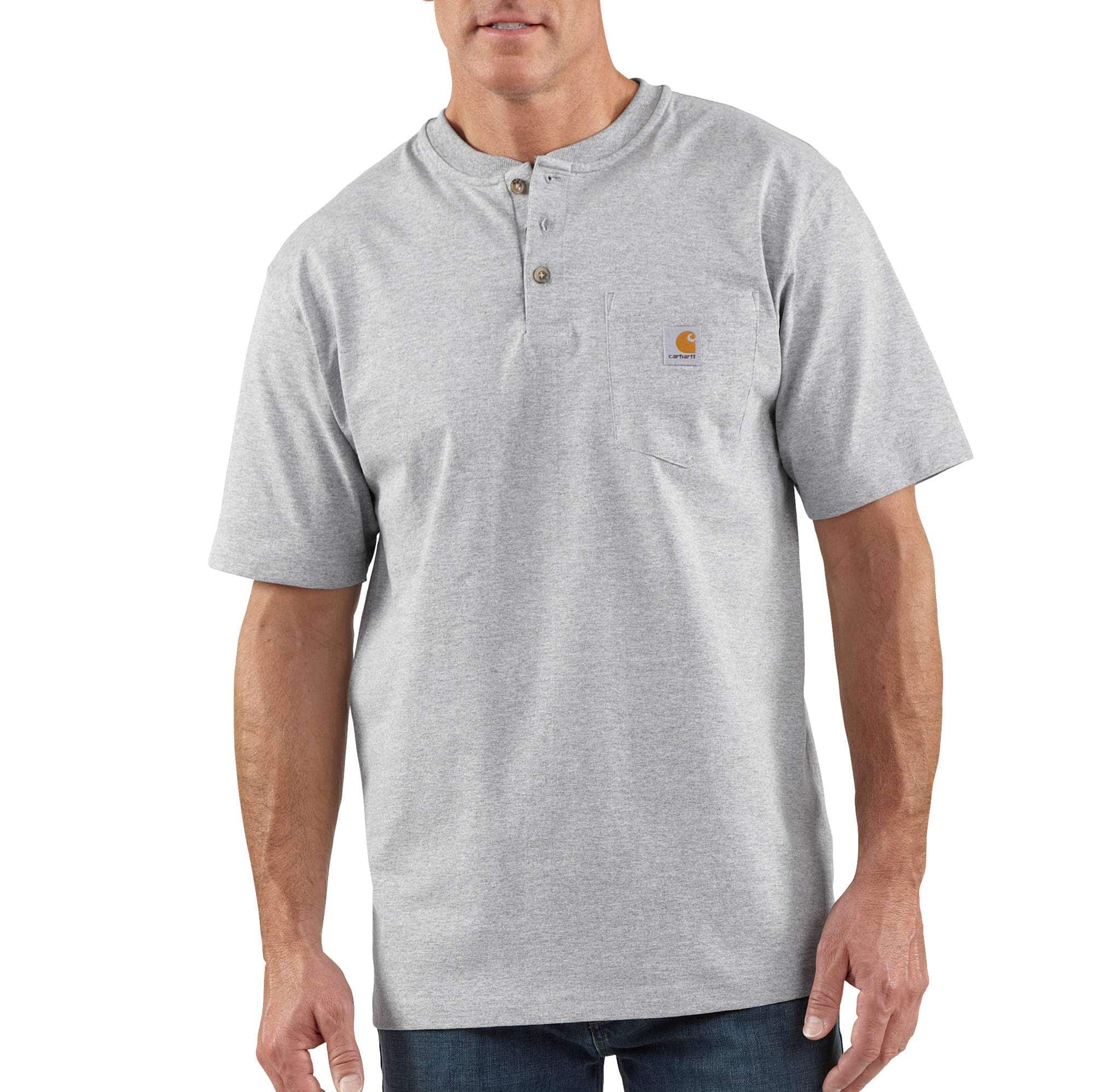 Men's dearborn loose fit heavyweight henley pocket t-shirt