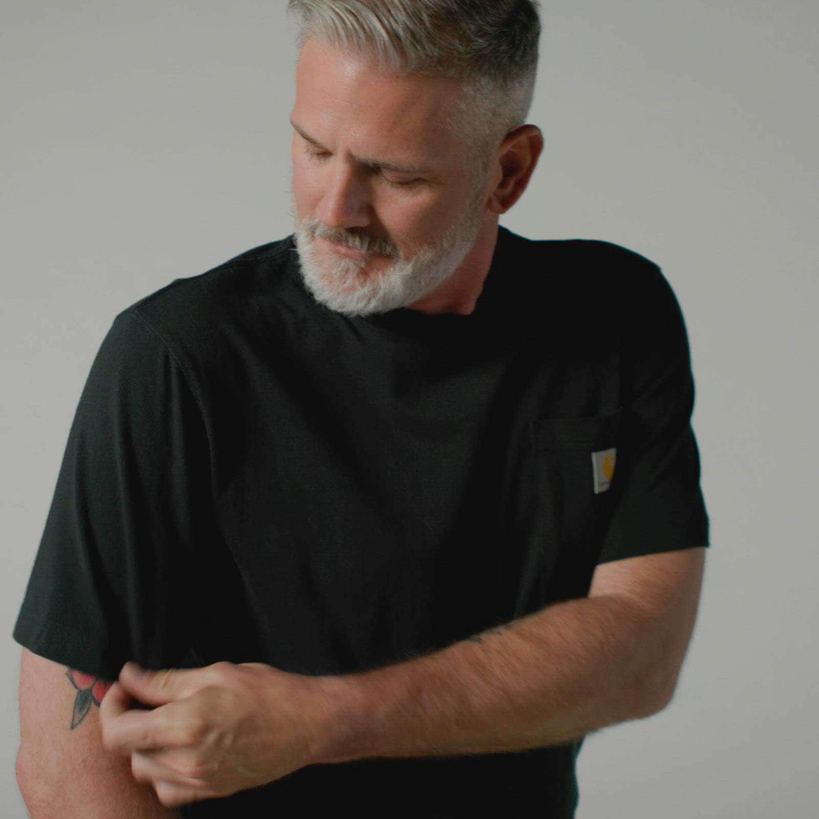 Men's iconic k87 loose fit heavyweight pocket t-shirt 