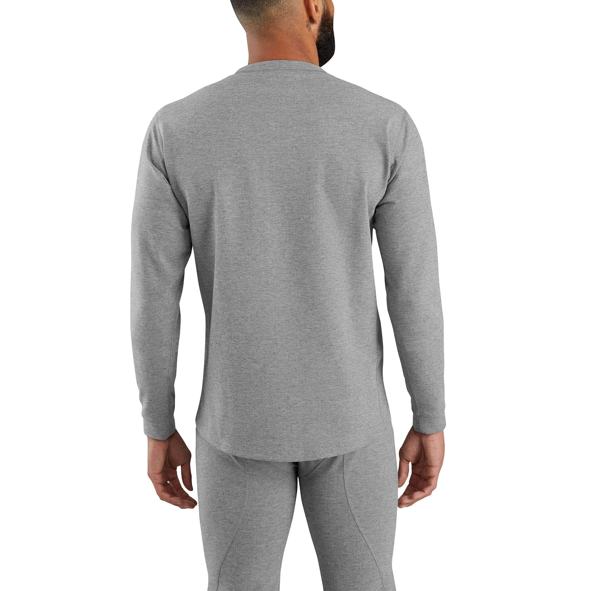 Men's base layer thermal shirt - carhartt force® - heavyweight - heathered knit