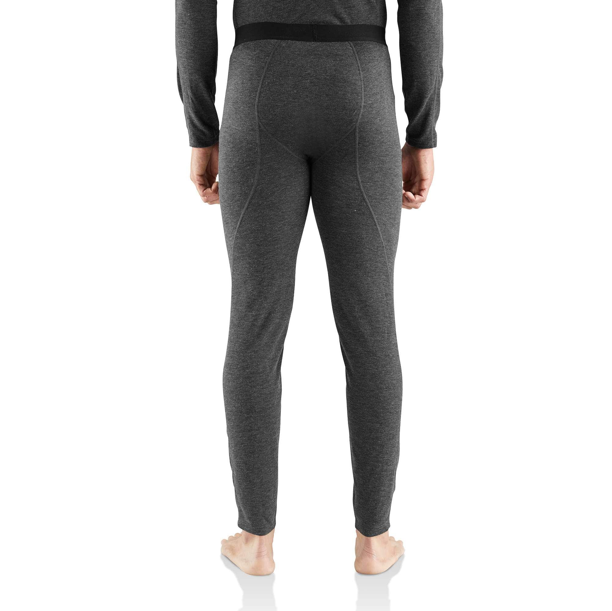 Men's base layer thermal pants - carhartt force® - midweight - poly-wool