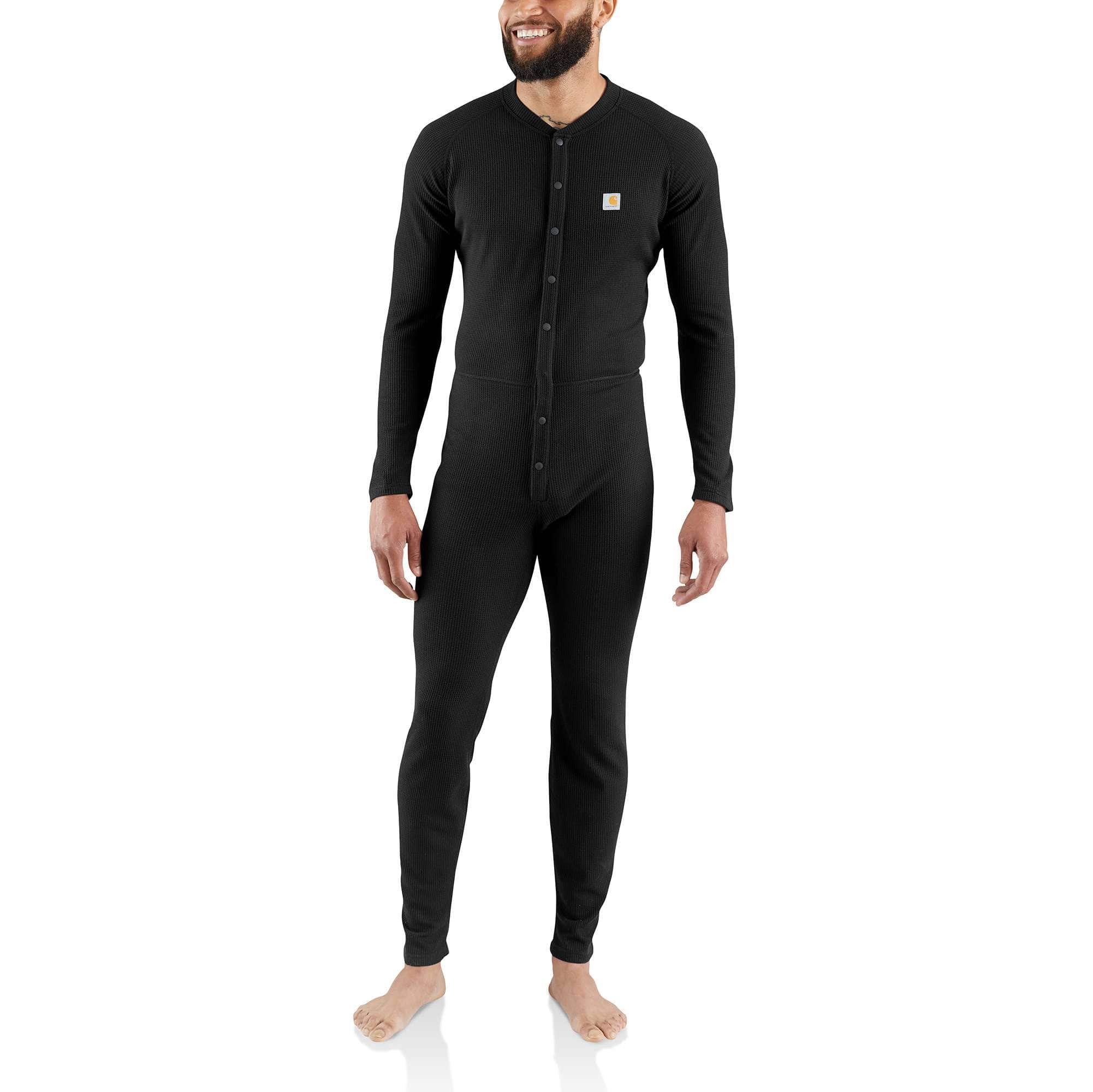 Men's base layer union suit - classic cotton-poly