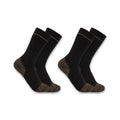 Midweight cotton blend steel toe boot sock 2-pack