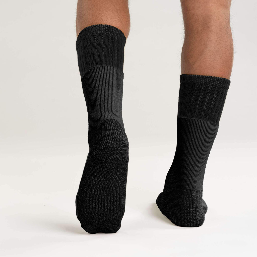 Heavyweight synthetic-wool blend boot sock