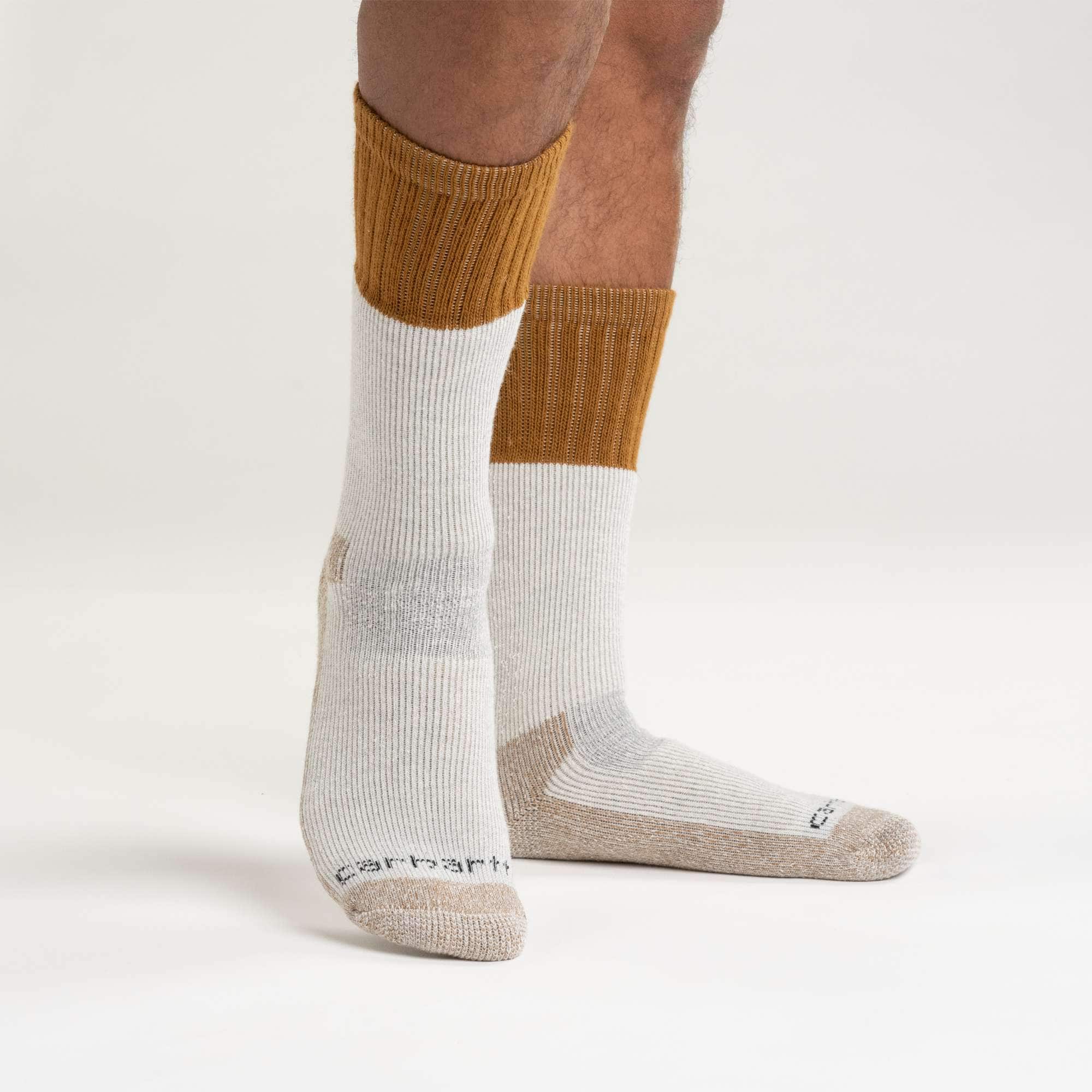 Heavyweight synthetic-wool blend boot sock
