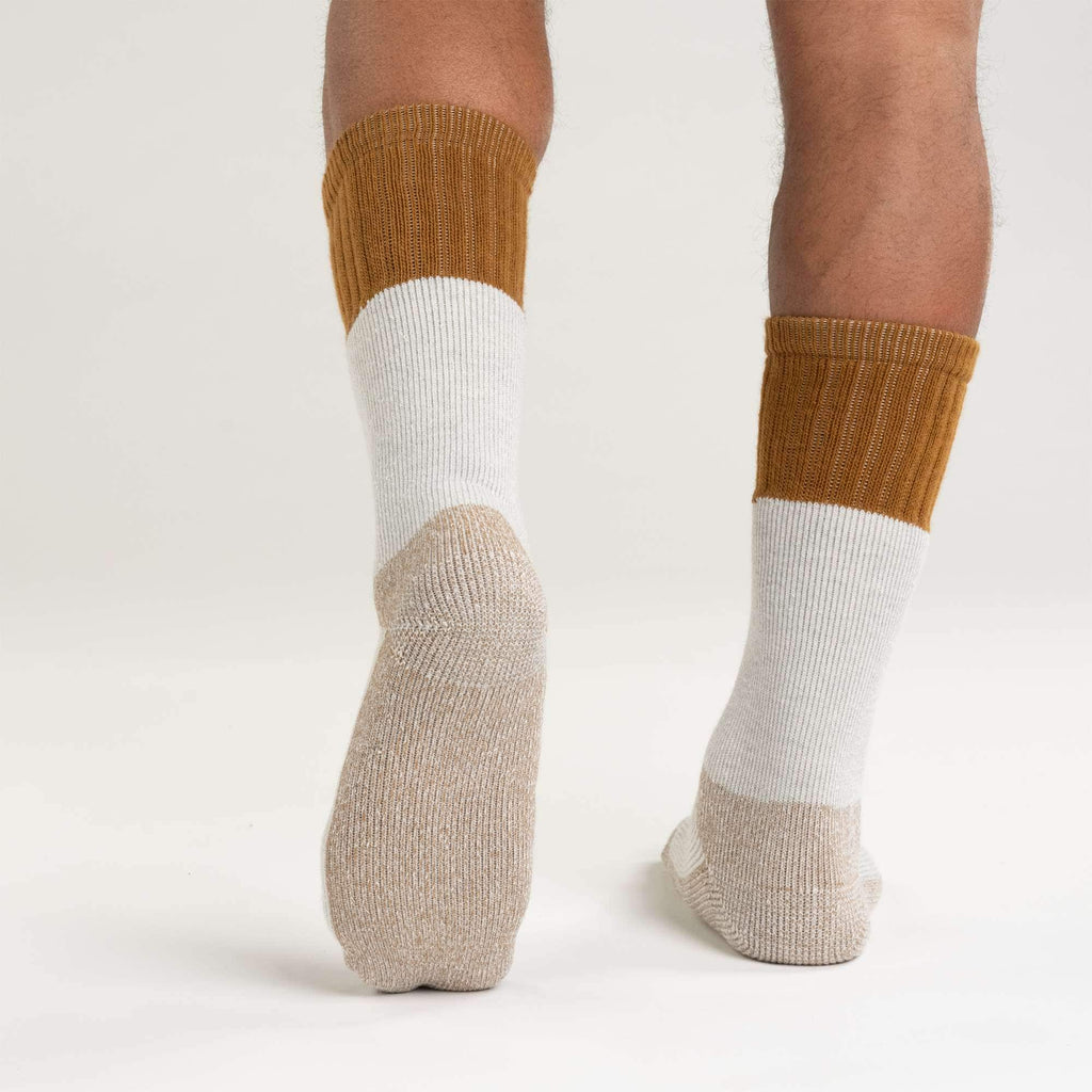 Heavyweight synthetic-wool blend boot sock