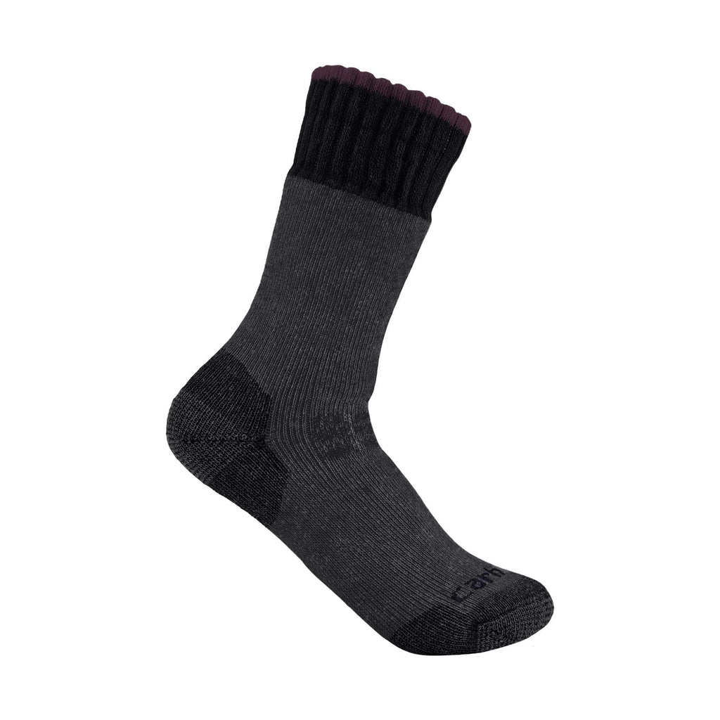 Women's heavyweight synthetic-wool blend boot sock