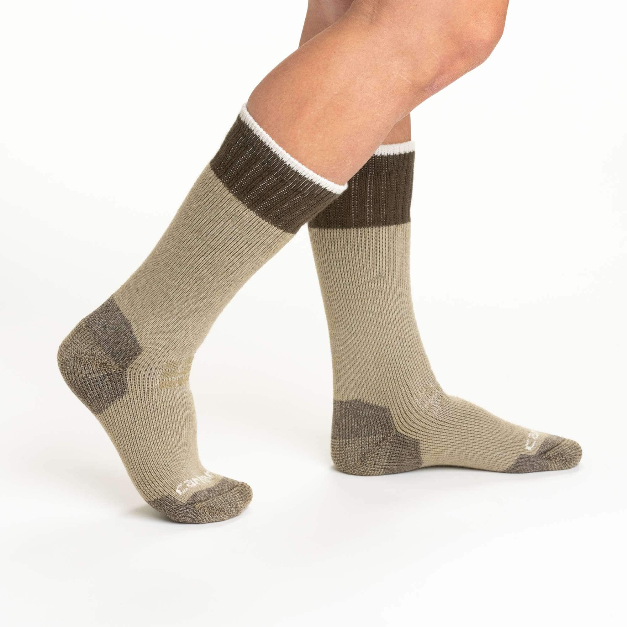 Women's heavyweight synthetic-wool blend boot sock