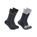 Carhartt force® midweight steel toe crew sock 2-pack