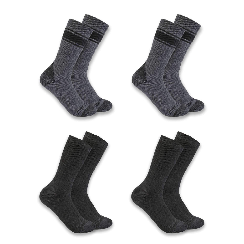 Heavyweight crew sock 4-pack