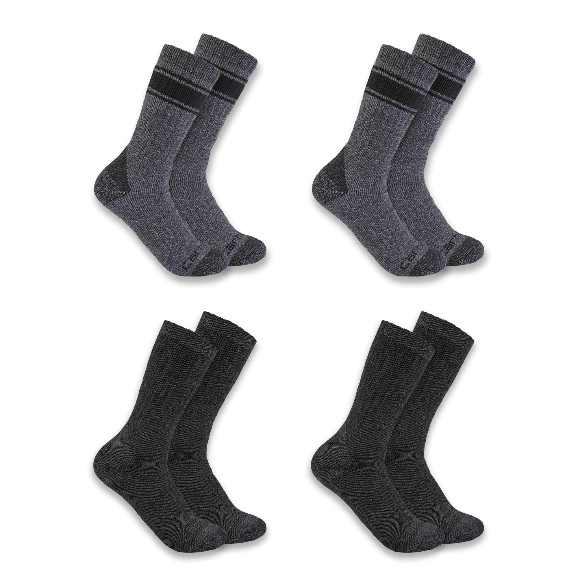 Heavyweight crew sock 4-pack