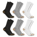 Midweight crew sock 6-pack