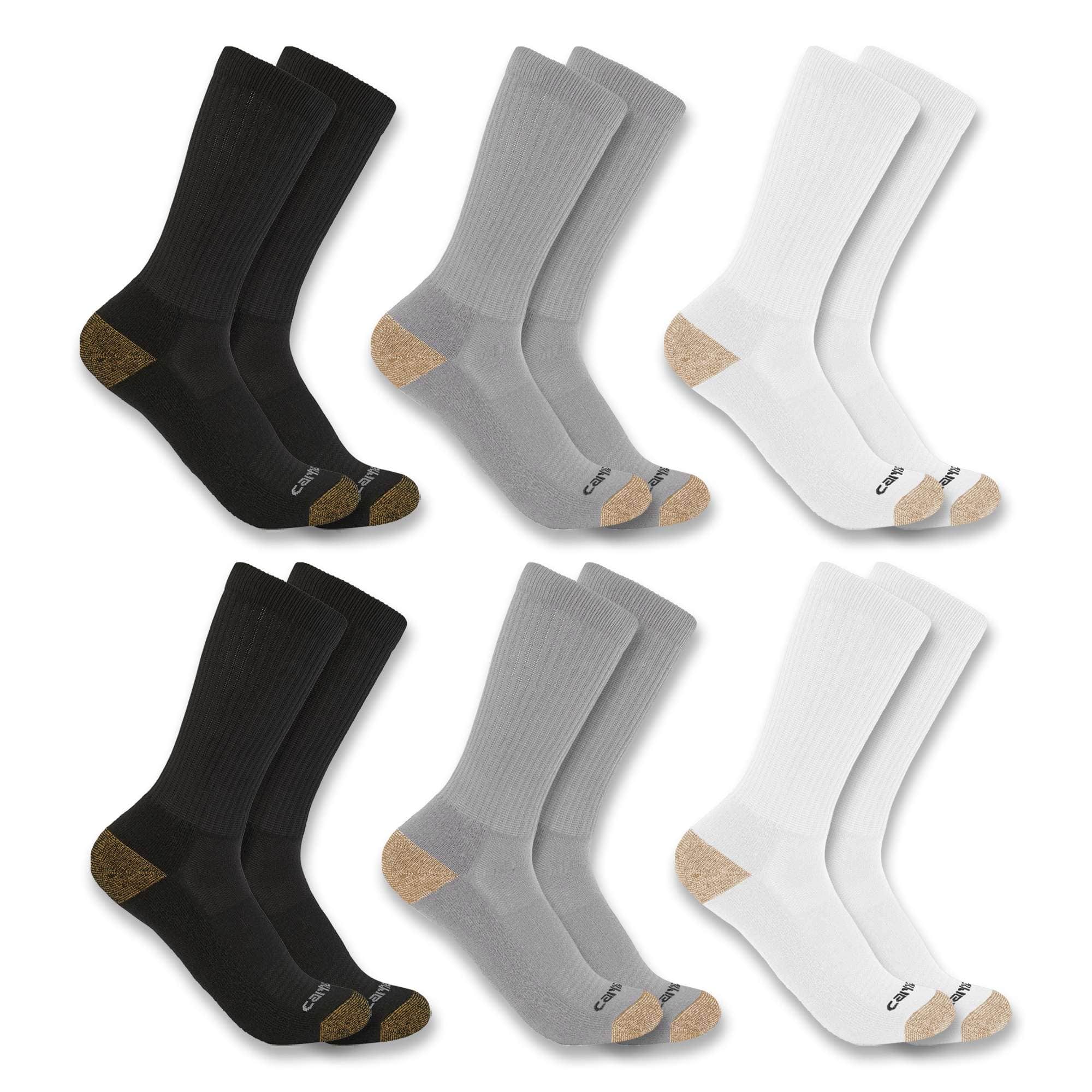 Midweight crew sock 6-pack