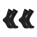 Women's carhartt force® midweight crew sock 2-pack