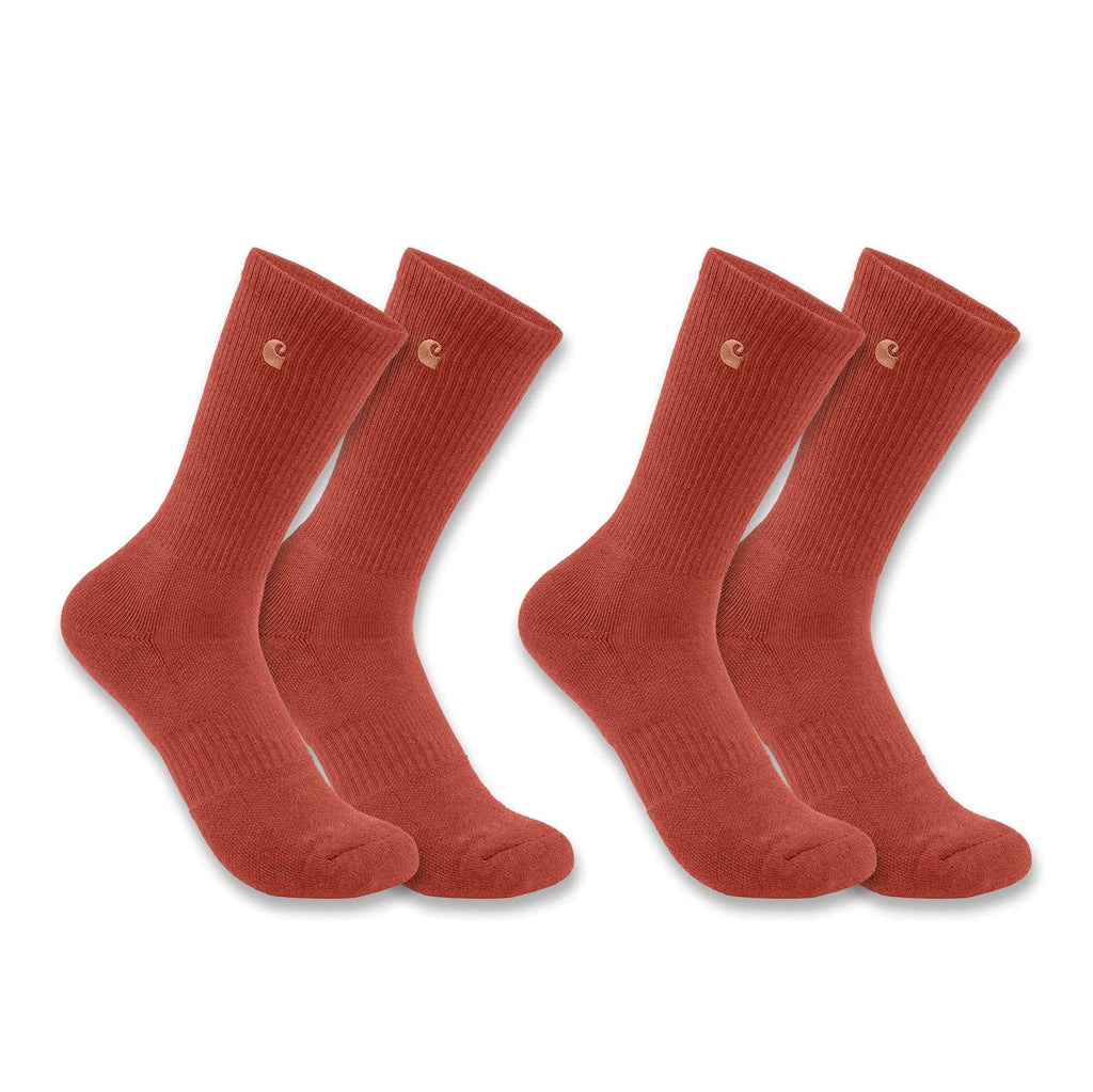 Women's carhartt force® midweight crew sock 2-pack