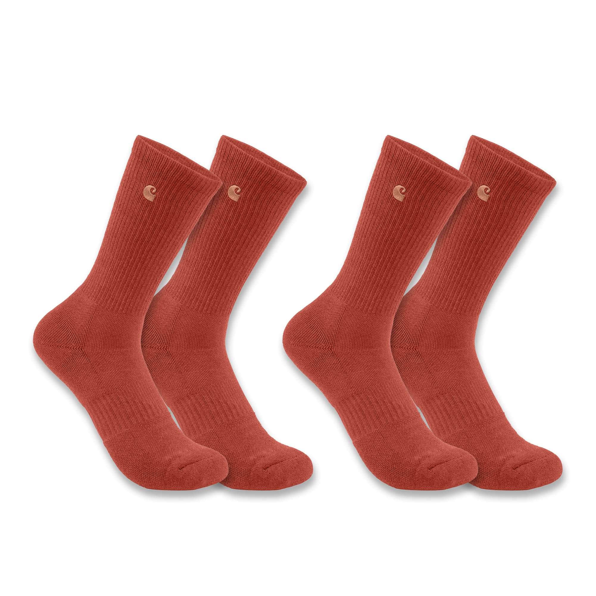Women's carhartt force® midweight crew sock 2-pack