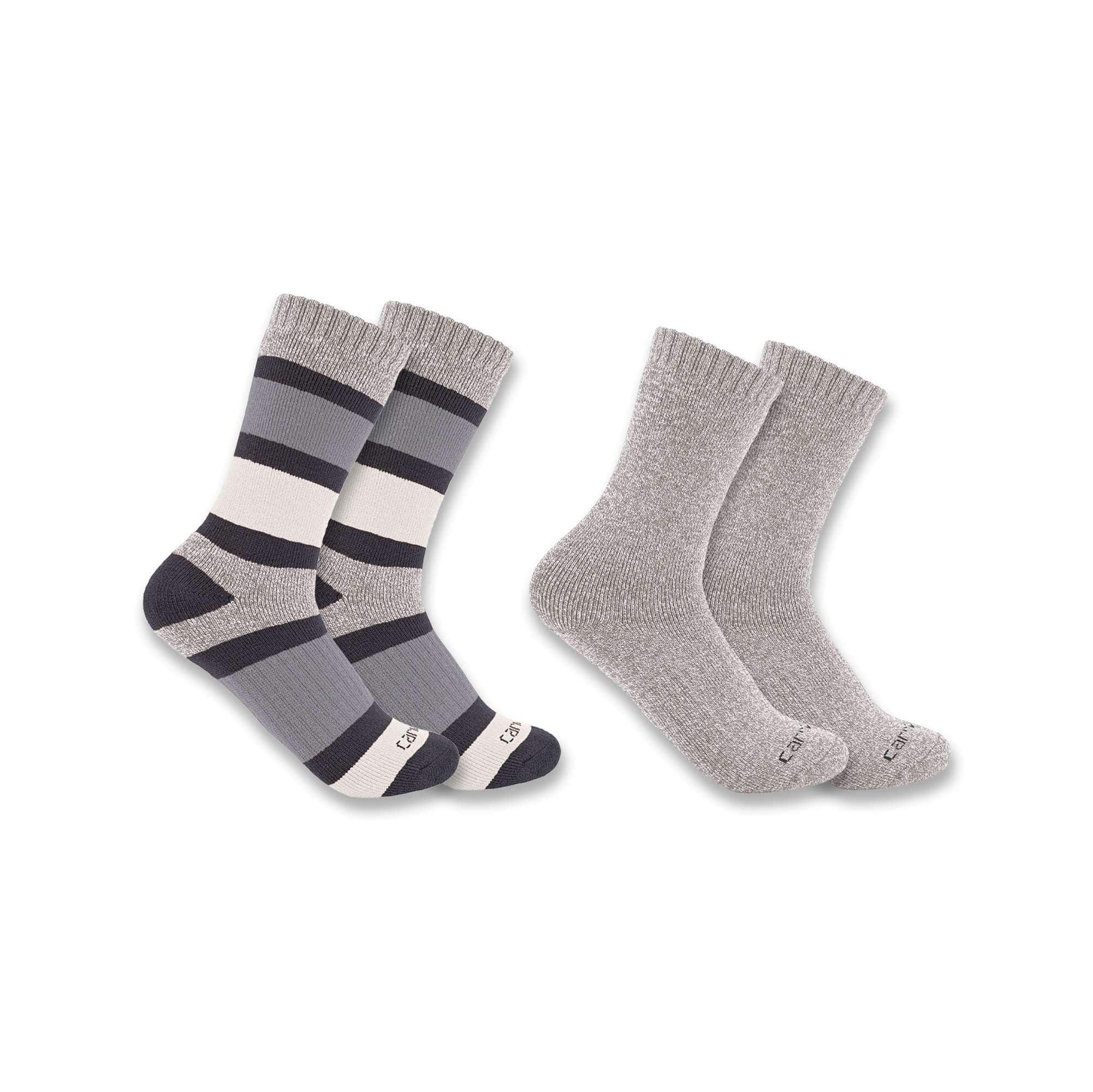 Women's heavyweight crew sock 2-pack