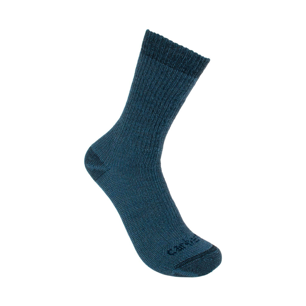 Women's heavyweight synthetic-wool blend crew sock 4-pack