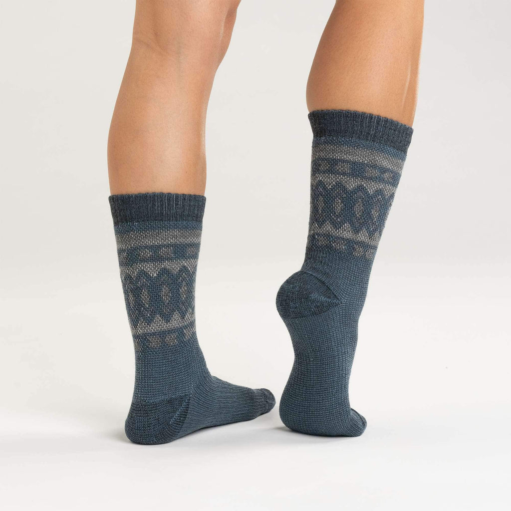 Women's heavyweight synthetic-wool blend crew sock 4-pack