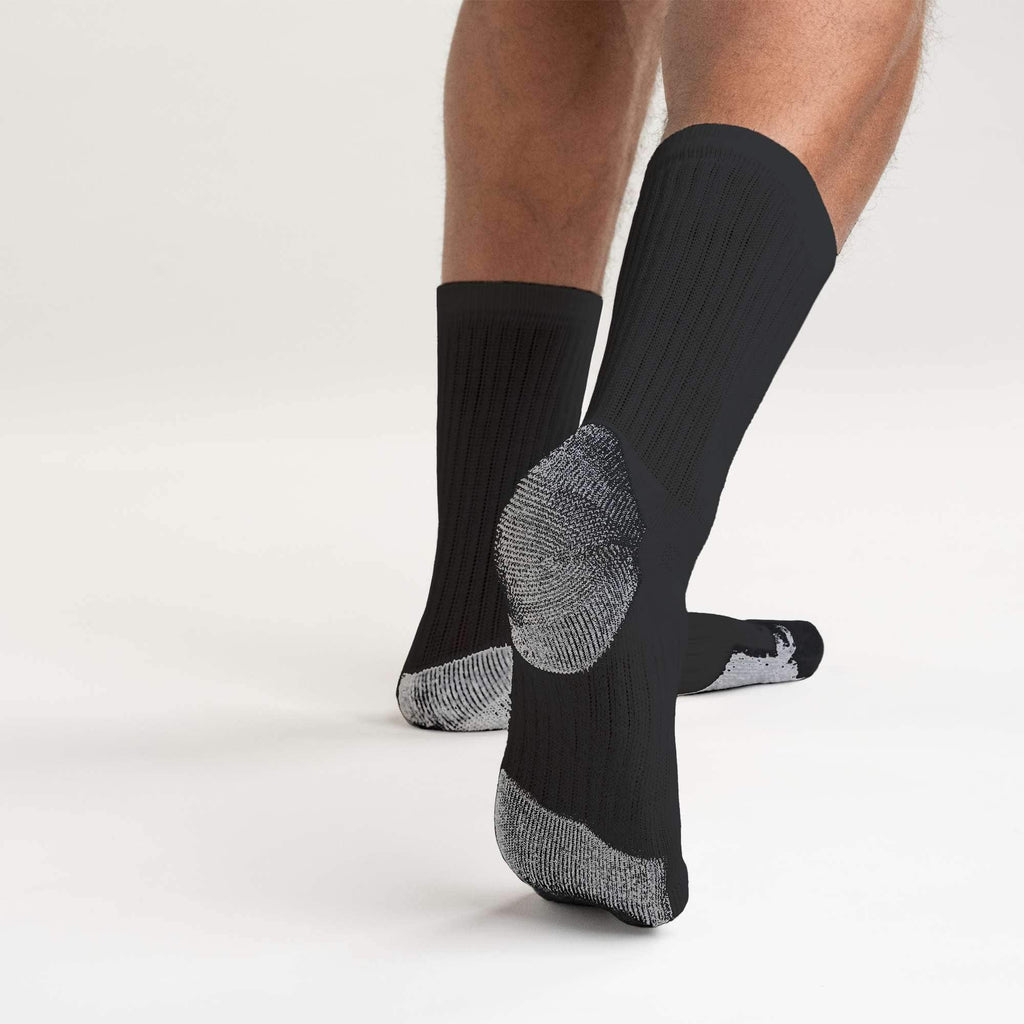 Midweight cotton blend crew sock 3-pack