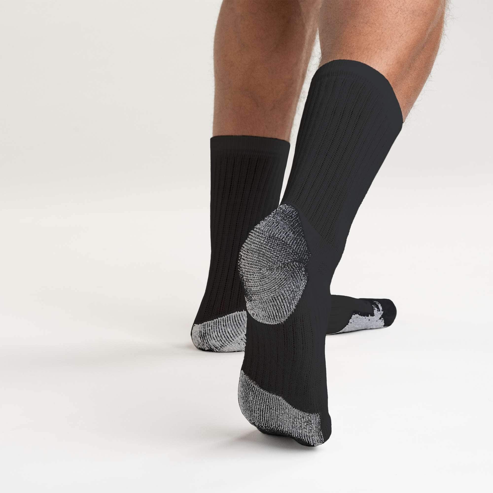 Midweight cotton blend crew sock 3-pack