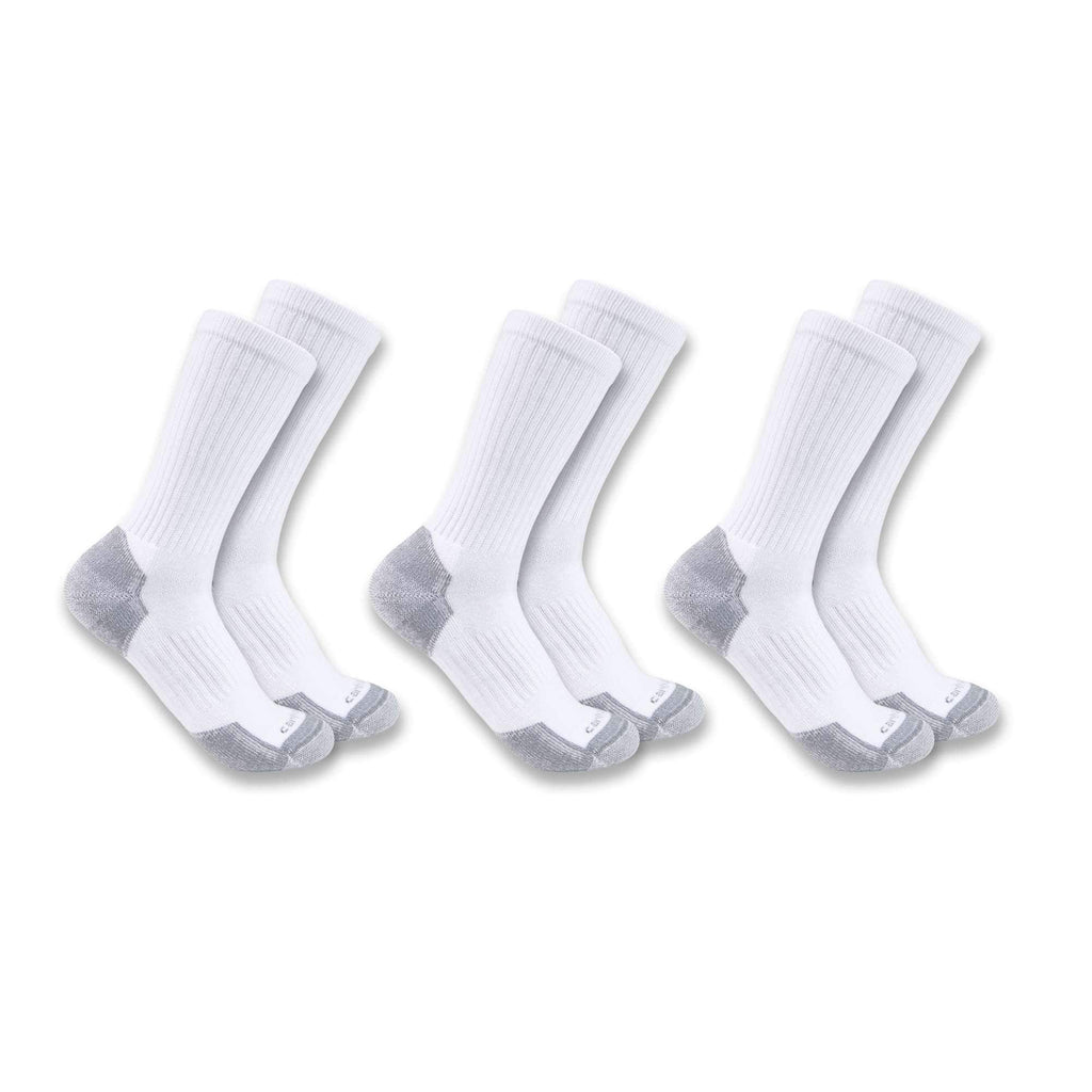 Midweight cotton blend crew sock 3-pack