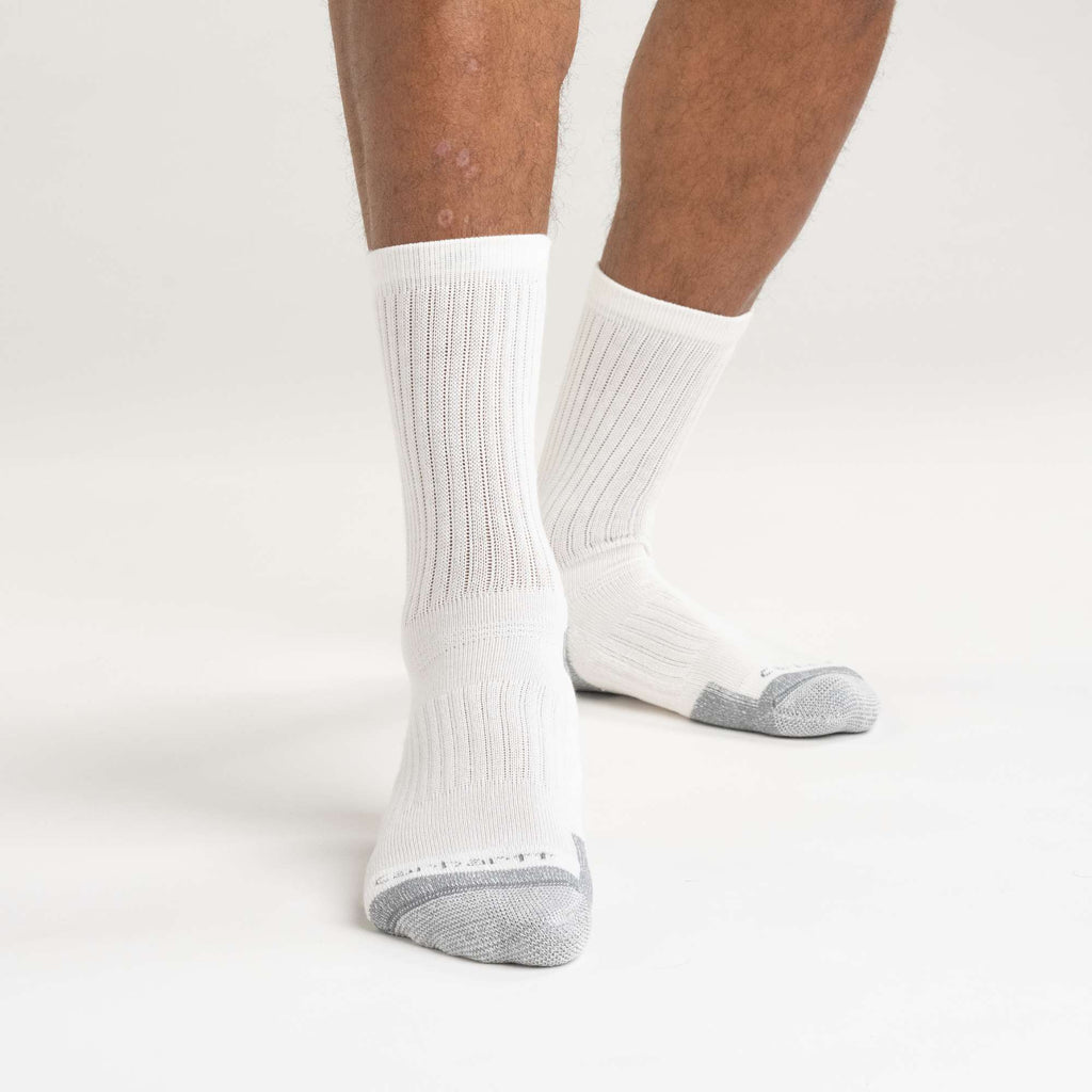 Midweight cotton blend crew sock 3-pack