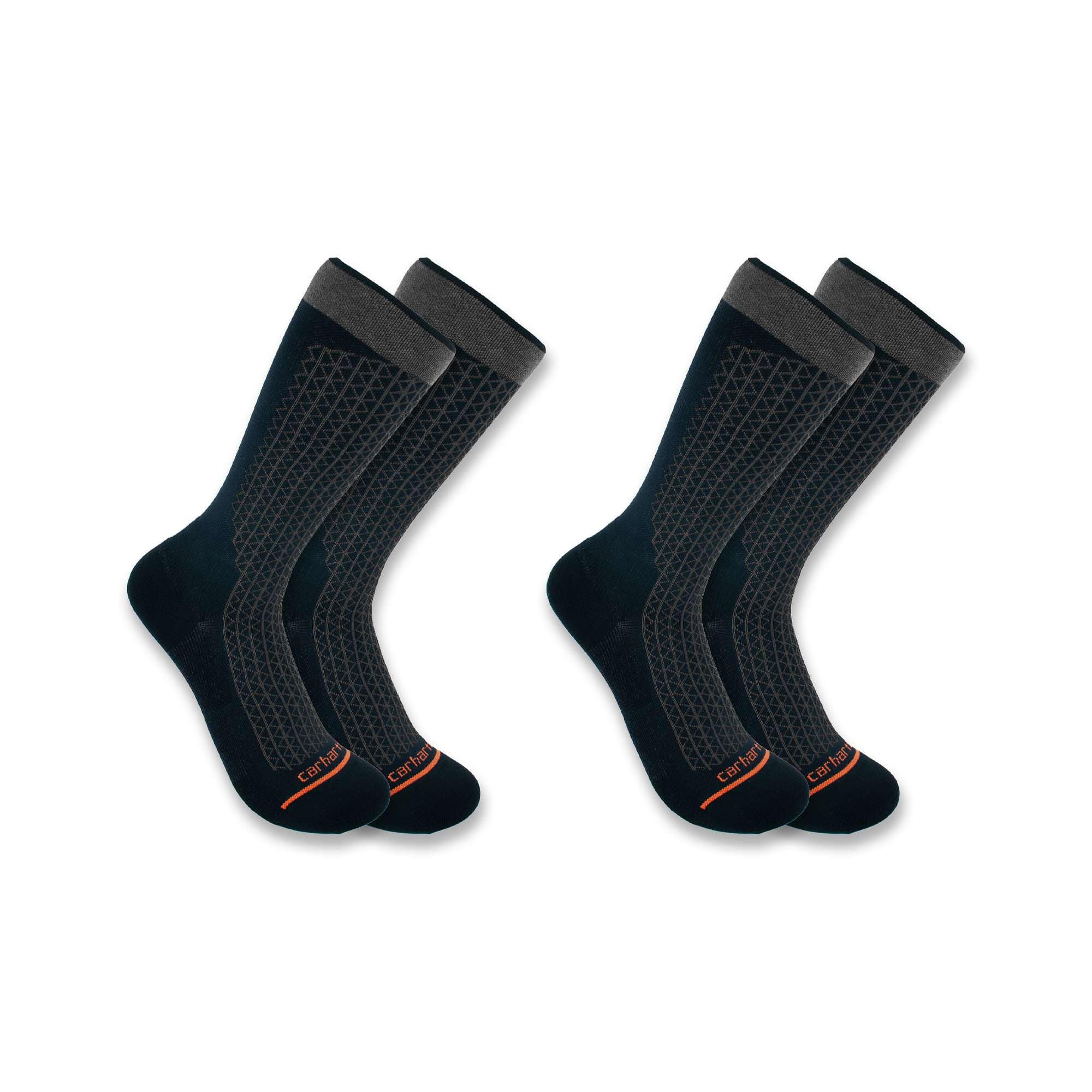 Lightweight durable crew sock 2 pack