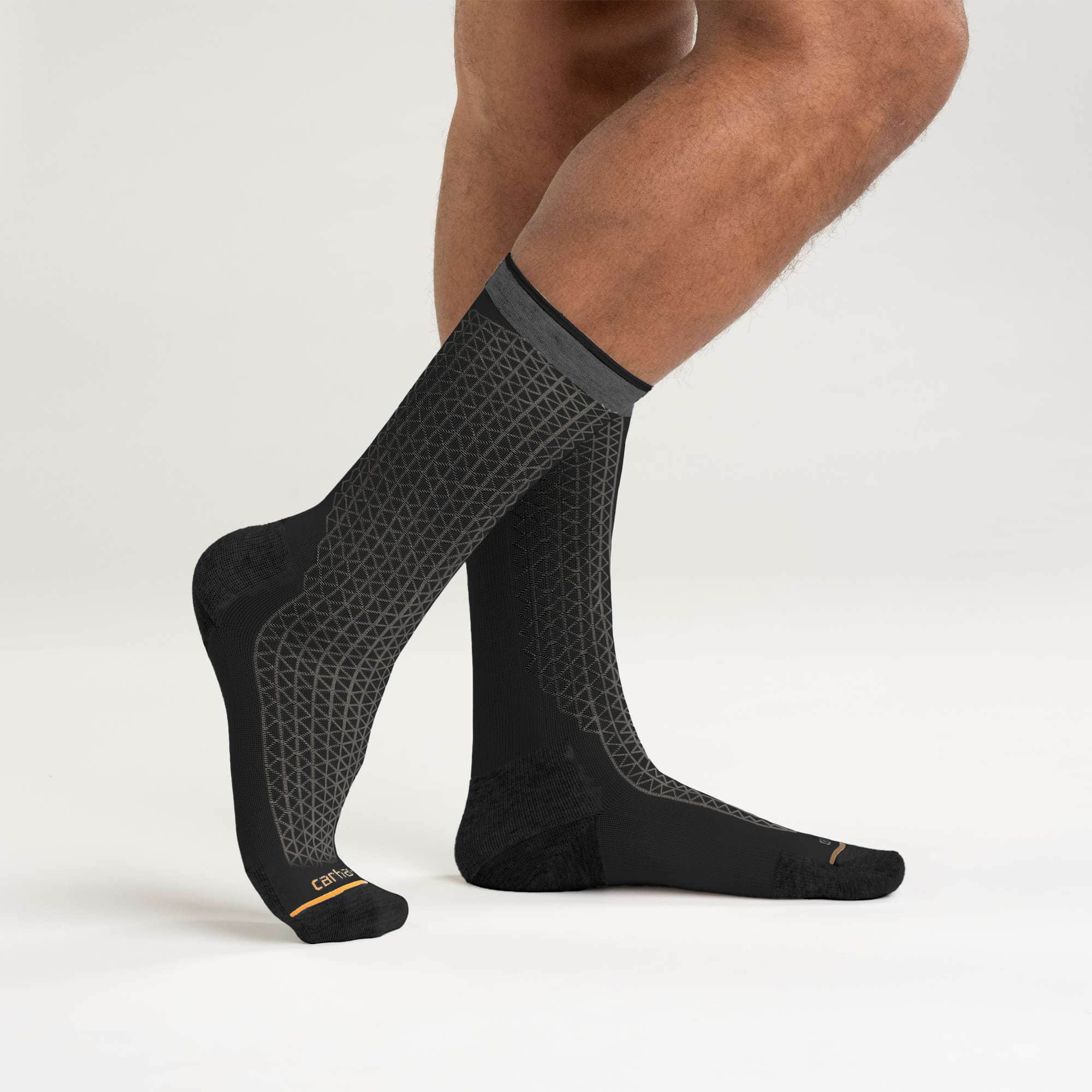 Lightweight durable crew sock 2 pack
