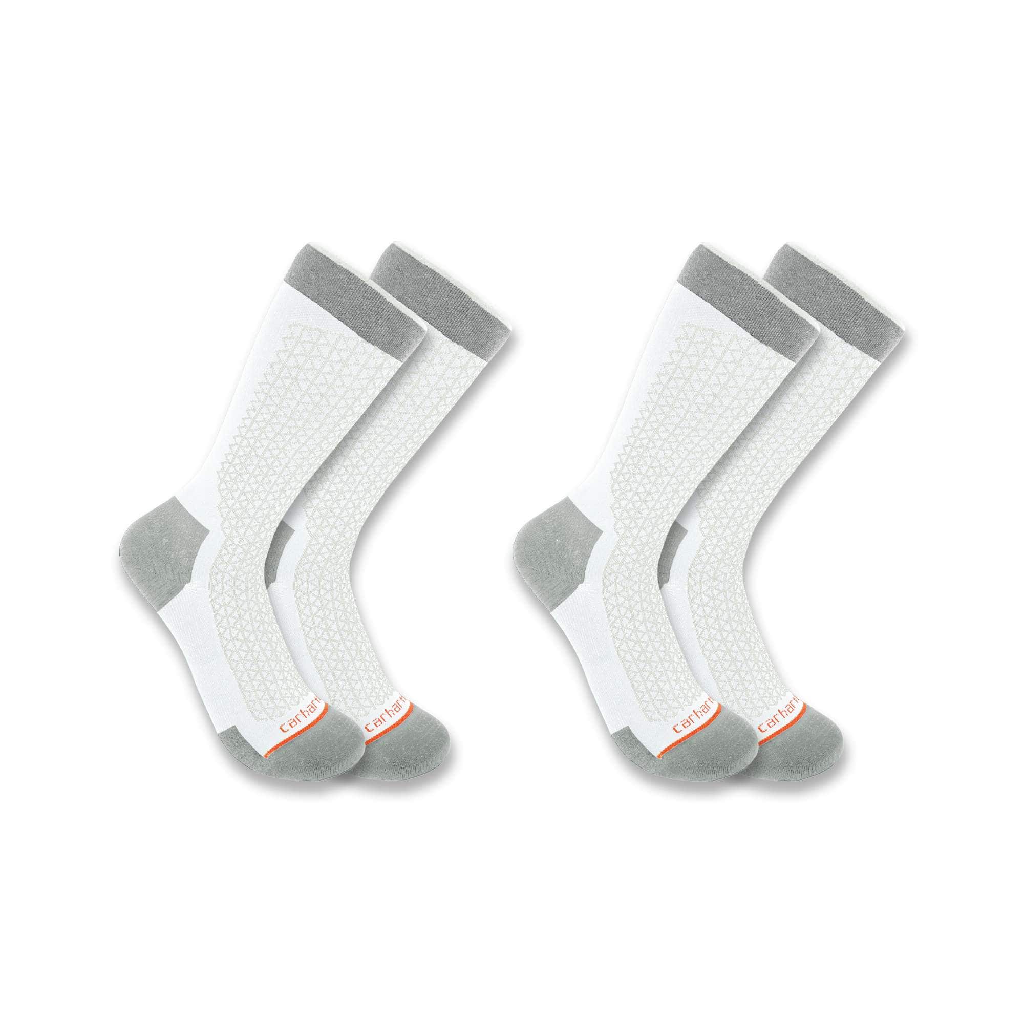 Lightweight durable crew sock 2 pack