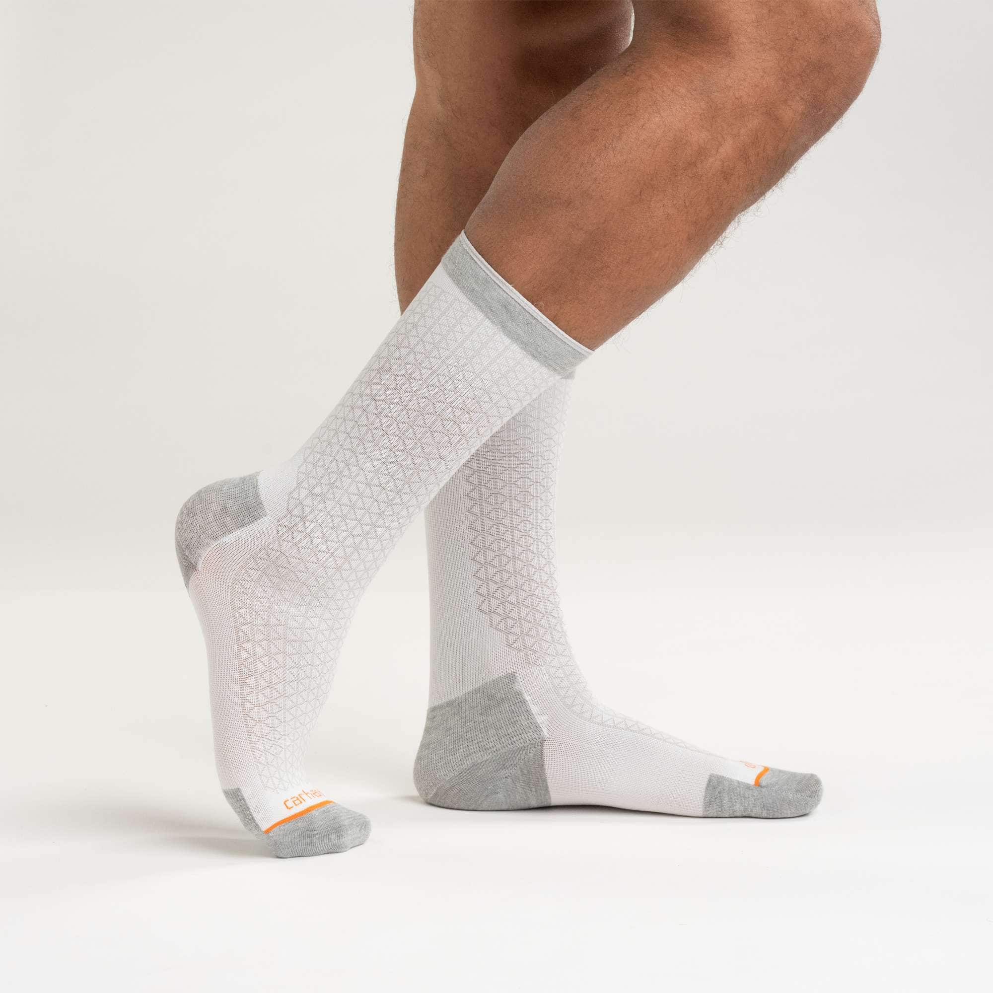 Lightweight durable crew sock 2 pack