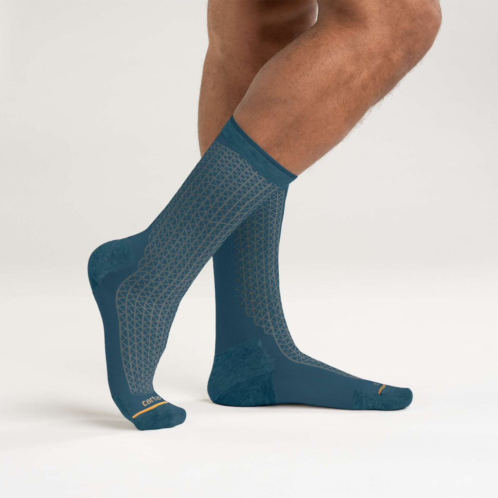 Lightweight durable crew sock 2 pack