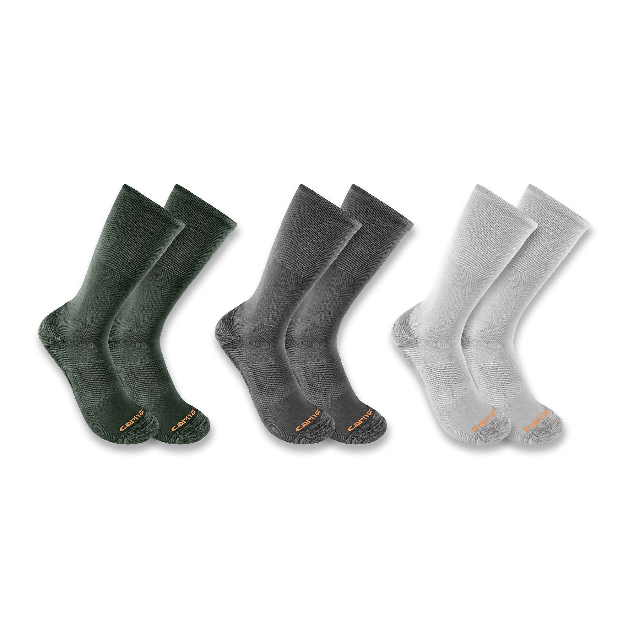 Women's midweight cotton-tencel comfort crew sock 3-pack