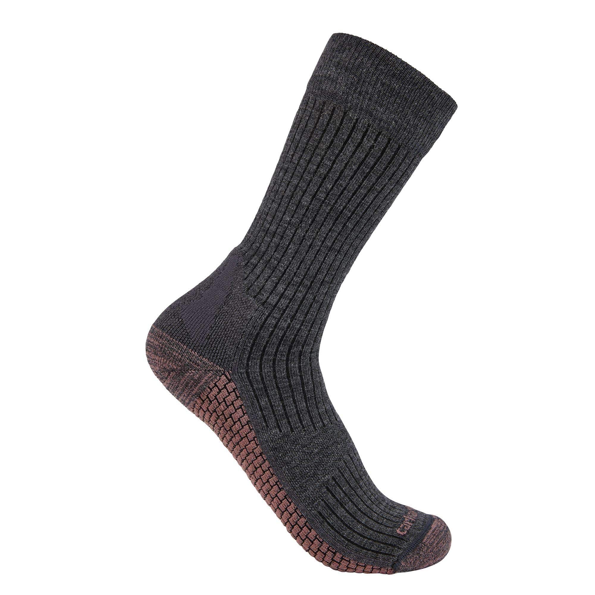 Women's carhartt force® grid midweight merino wool blend crew sock