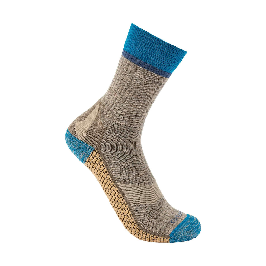 Women's carhartt force® grid midweight merino wool blend crew sock