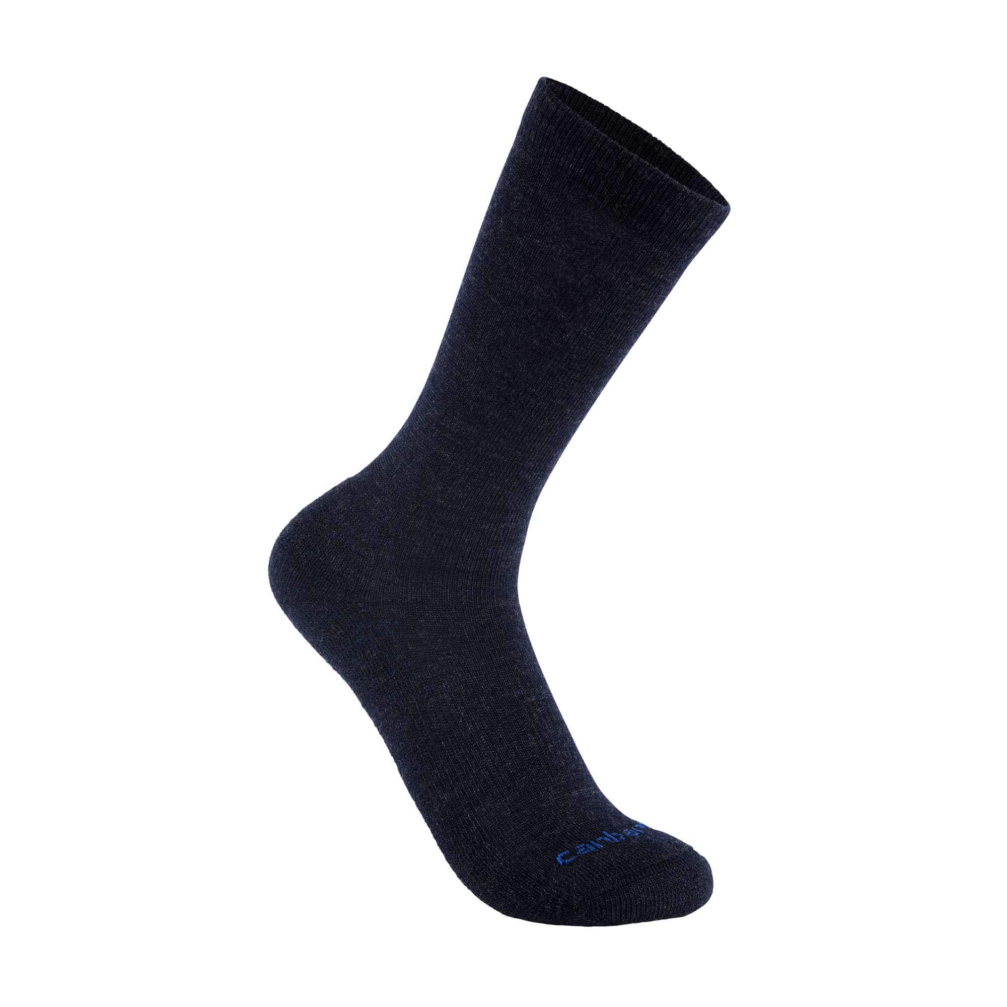 Midweight synthetic-wool blend mountain crew sock 2-pack
