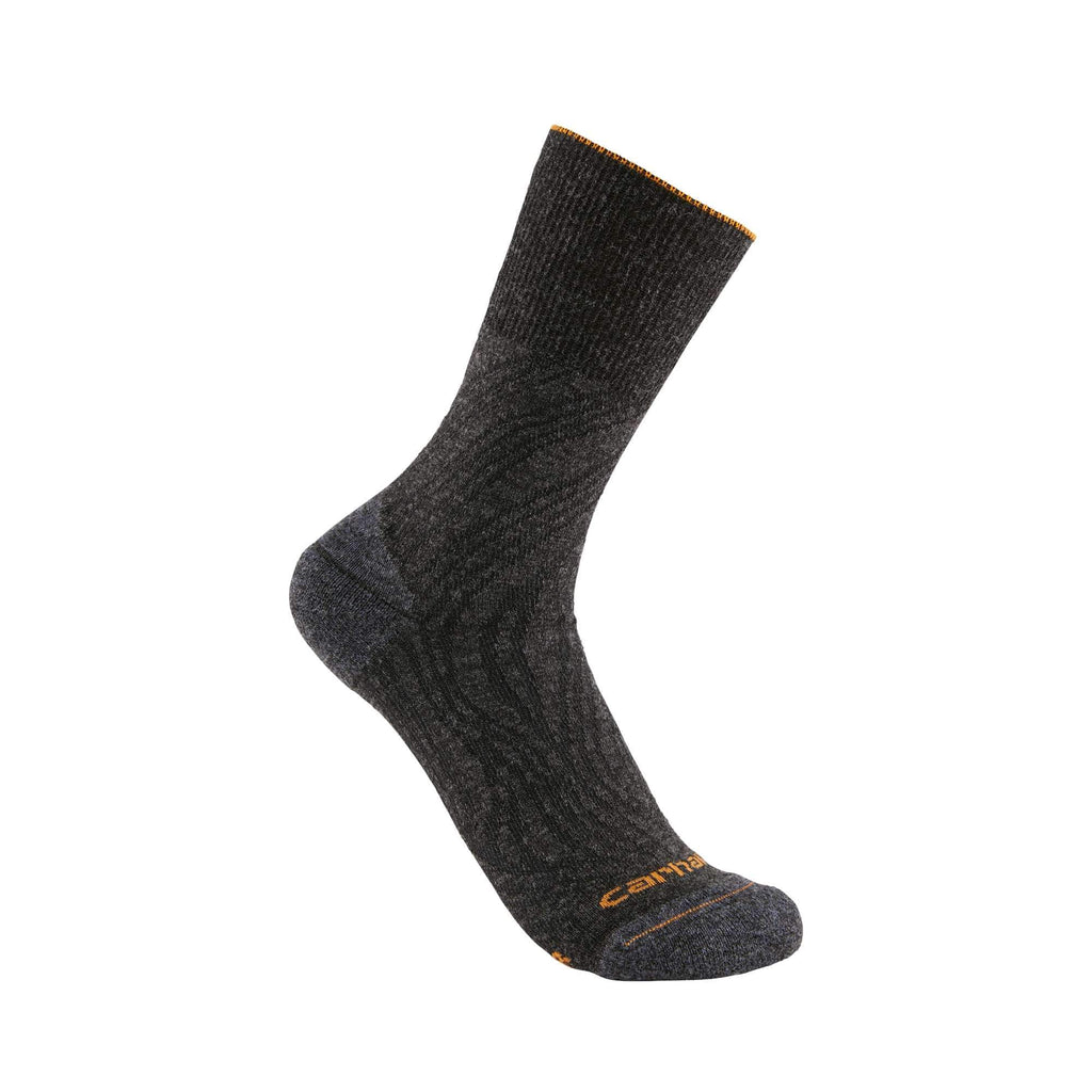 Twin knit midweight topo crew sock