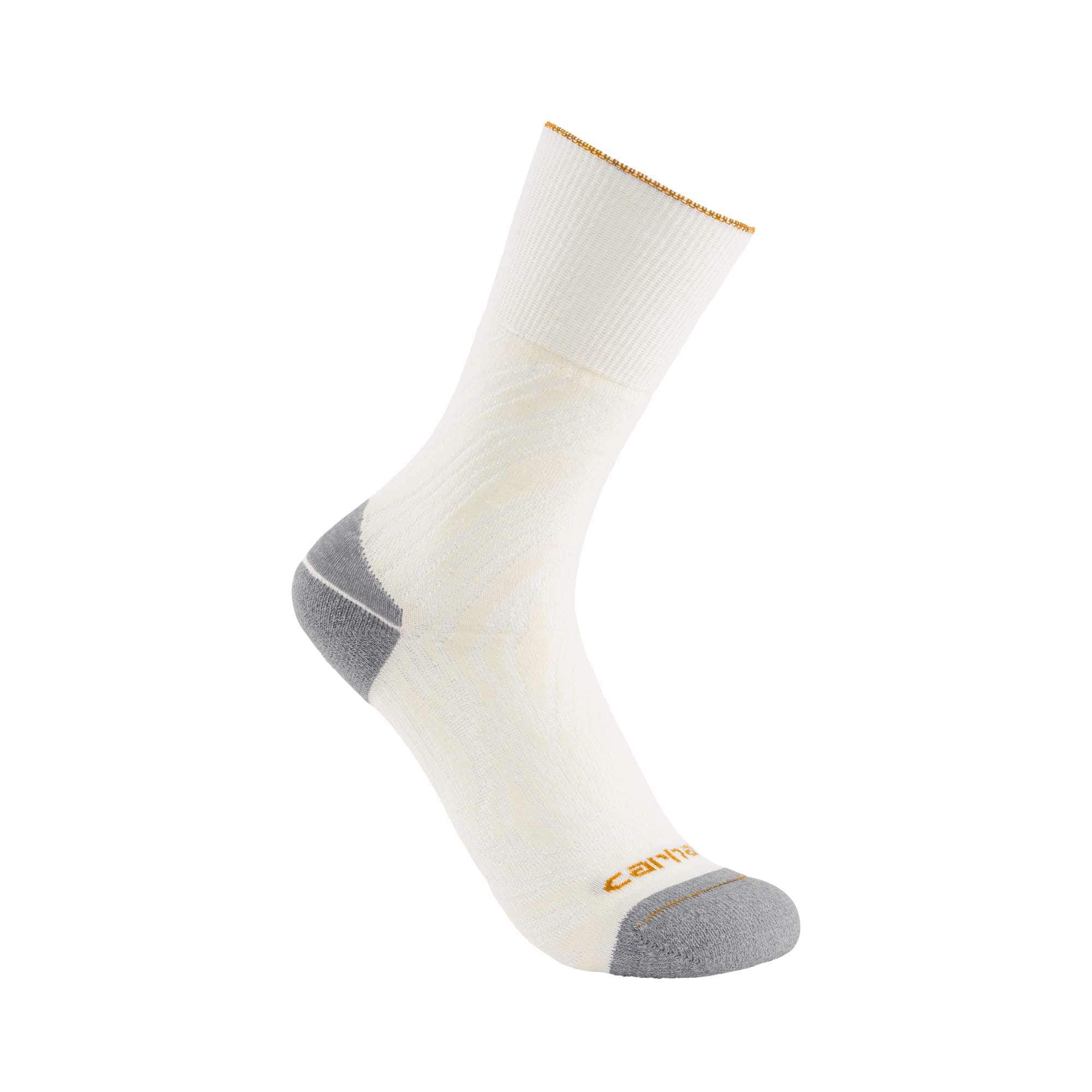 Twin knit midweight topo crew sock