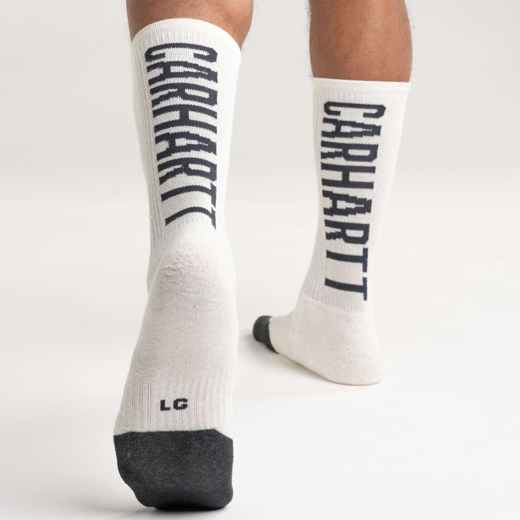 Midweight cotton-tencel™ logo crew sock 3 pack