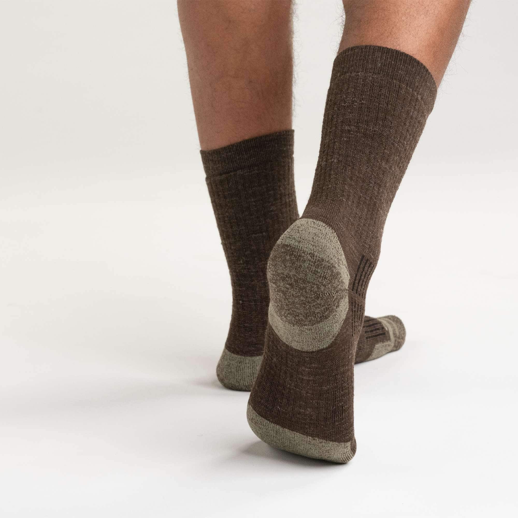 Midweight synthetic-wool blend crew sock 2-pack