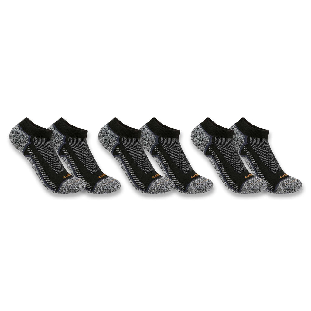 Carhartt force® midweight low-cut sock 3-pack