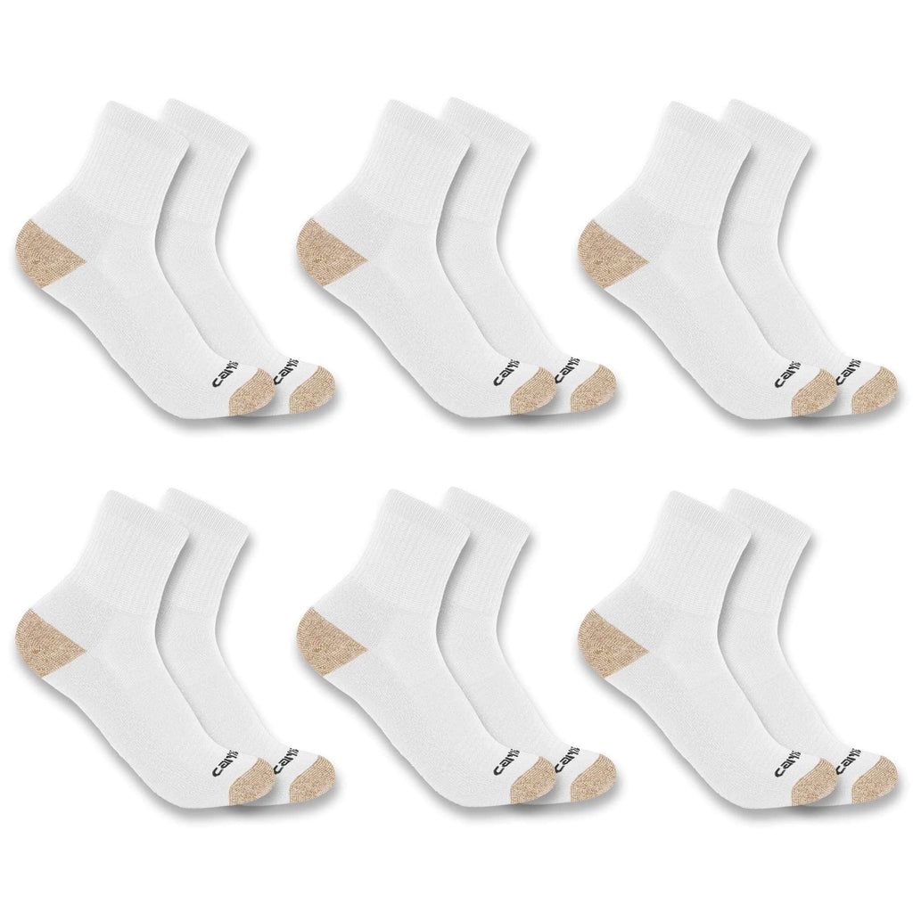 Midweight quarter sock 6-pack