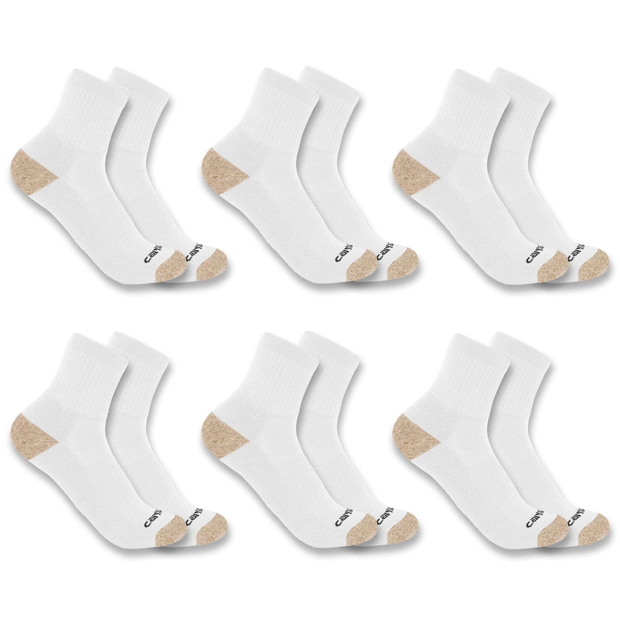 Midweight quarter sock 6-pack