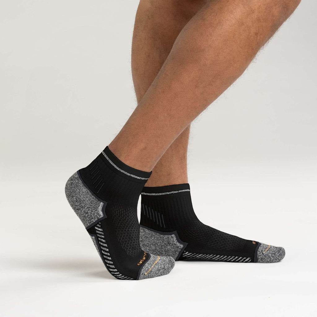Carhartt force® midweight quarter sock 3-pack