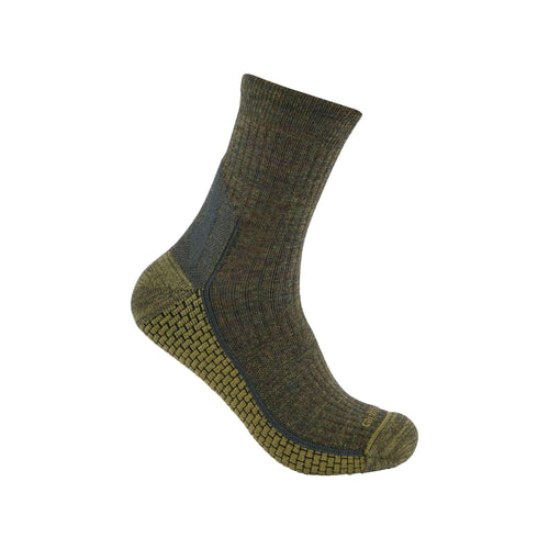 Carhartt force® grid midweight merino wool blend quarter sock